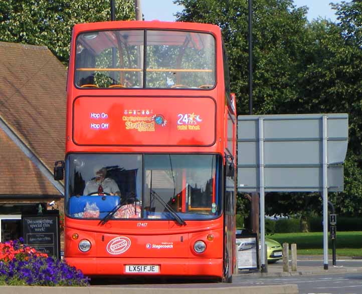 Stagecoach Midlands City Sightseeing Dennis Trident Alexander ALX400 17417